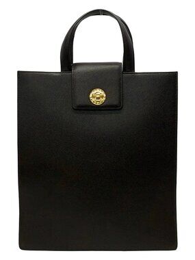 BVLGARI Bvlgari Bvlgari Dark Brown Leather Handbag